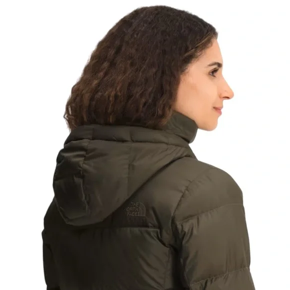THE NORTH FACE Womens New Dealio 550 Down Short Jacket New Taupe Green